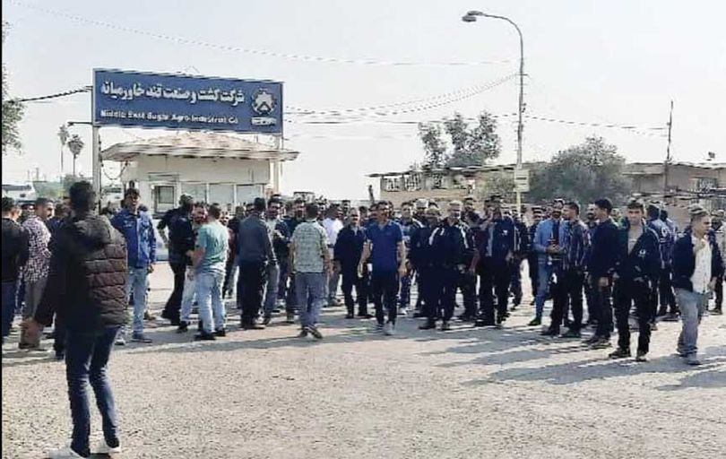 اعتراض کارگران قند خاورمیانه شوش 

ادامه دارد