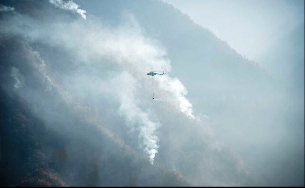 
مهار کامل آتش‌سوزی جنگل‌های الیت پس از ۹ روز