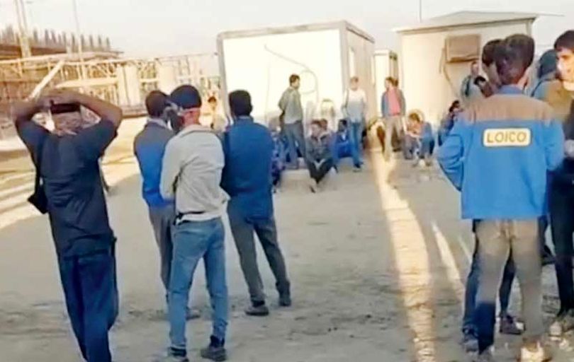 کارگران پیمانکاری پروژه پتروشیمی چابهار تجمع کردند
