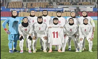 
برد تیم ملی زنان مقابل هند با دبل سارا