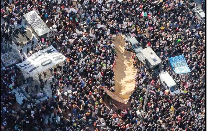 اعتراضات گسترده در آمریکا 

علیه پلیس مهاجرت