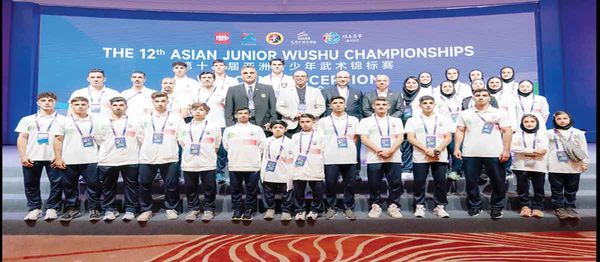 غوغا در چین با قهرمانی تیم ساندا ایران