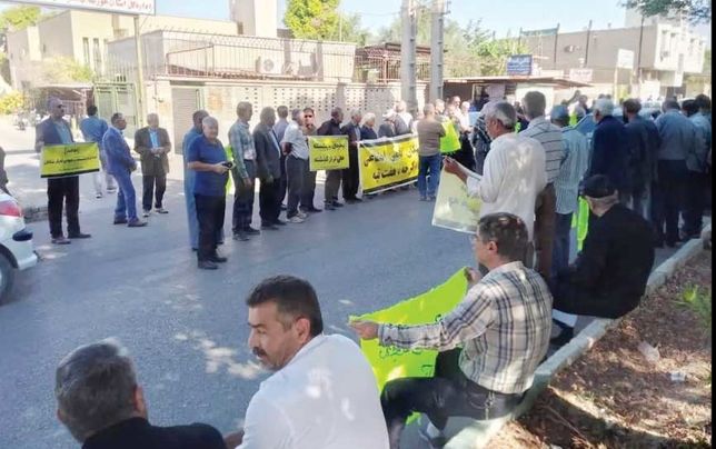 تجمع بازنشستگان کارگری در برخی شهرها