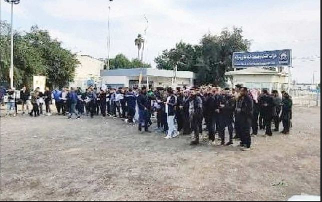 ادامه تجمع کارگران «قند خاورمیانه» برای پنجمین روز متوالی