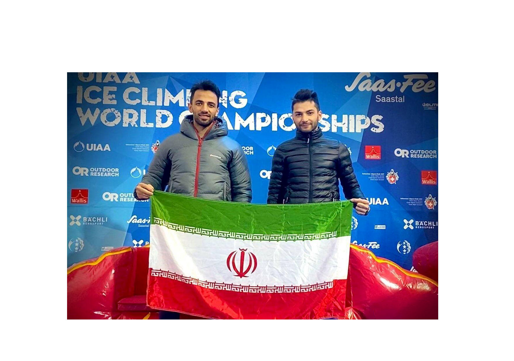 صفدریان و بهشتی،قهرمانان یخ‌نوردی جهان