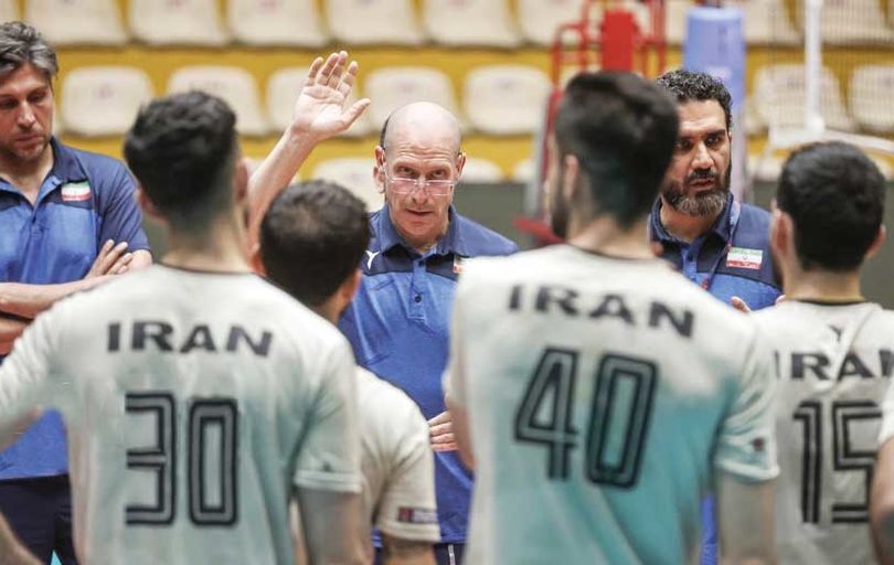 تزارها، حریف تمرینی والیبال ایران