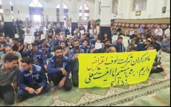 کارگران بیکارشده رئوف بافق
منتظر بازگشت به کارند